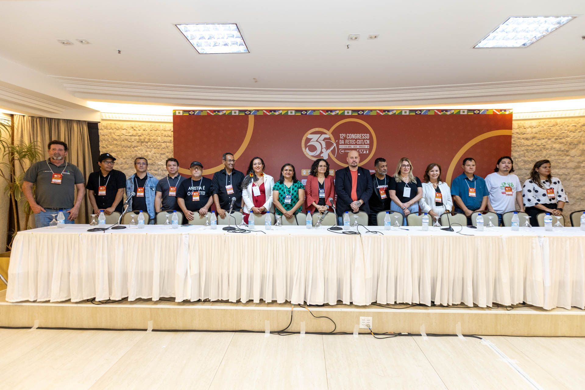 Abertura Solene do XII Congresso da Fetec-CUT/CN