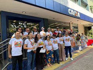 Atos 25 de julho na Caixa