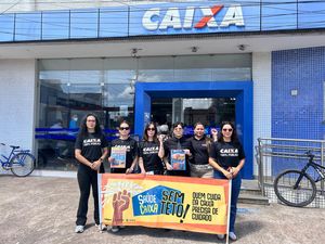 Atos 25 de julho na Caixa
