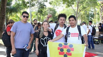 Bancários do Acre em apoio a luta da Educação e da Previdência Social