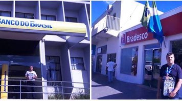 Diretores do sindicato visitam bancários no interior do estado