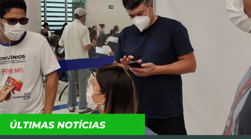 Visita na agência da Caixa Econômica Federal