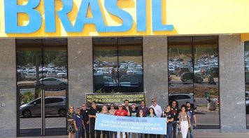 Privatização e reestruturação são alvos de protesto organizado pelos bancários do BB