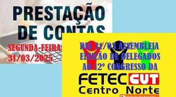 Sindicato convoca a categoria para duas assembleias nesta segunda-feira (31)
