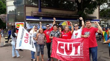 Bancários do Amapá vão às ruas contra a reforma da previdência