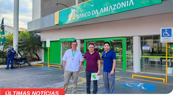 Sindicato do Acre e Aeba fortalecem parceria em visita às agências do Basa em Rio Branco