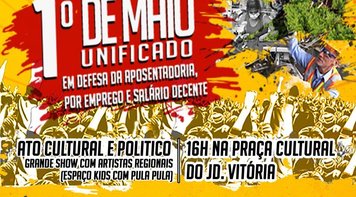 Bancários participarão de Ato de 1º de Maio unificado em Cuiabá/MT