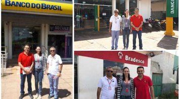 Caravana não para: Sindicato visita agências em Acará, Quatro Bocas e Concórdia do Pará