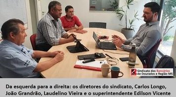 Sindicato se reúne com Superintendente Regional do Santander