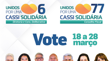 Apoio às chapas 6 e 77: Eleição na Cassi é o destaque do Informativo Espelho Especial; votação vai até dia 28
