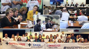 Luta dos aprovados por contratações na Caixa ganha reforço no Congresso