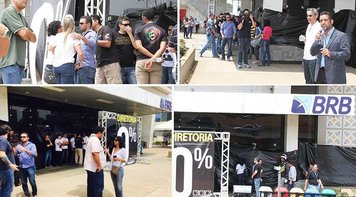 Bancários protestam contra proposta de 0% e se preparam para greve