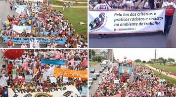 Mulheres negras tomam Eixo Monumental durante Marcha Nacional