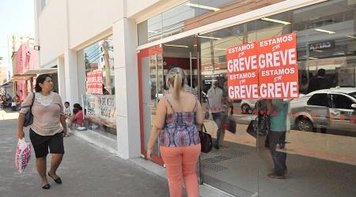 8º Dia Greve: 95% das agências de Campo Grande-MS estão paralisadas