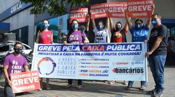 Dia de paralisação e mobilização por Vacina Já e Caixa Pública