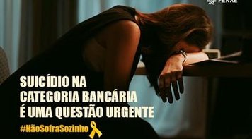 Pesquisa mostra que suicídio na categoria bancária é questão urgente