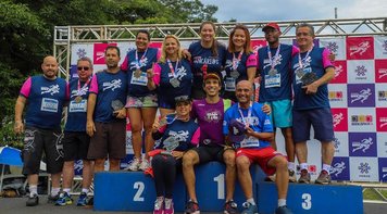 Atletas tomam Eixão Sul durante 2ª edição da Caminhada e Corrida dos Bancários
