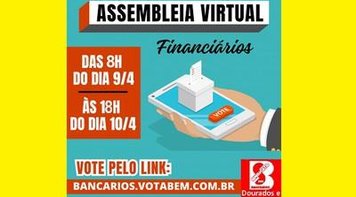 Assembleia dos financiários na terça 9 e quarta 10 para aprovar pauta de reivindicações