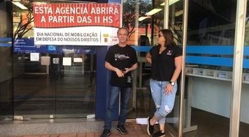 Bancários de Dourados reforçam atividades da greve geral