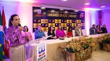 Bancários de Dourados prestigiam posse da nova diretoria do Sindicato de Campo Grande