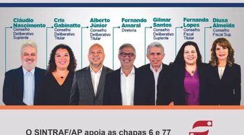 Eleições Cassi: Sintraf-AP apoia as chapas 6 e 77 - “Unidos por uma Cassi Solidária”