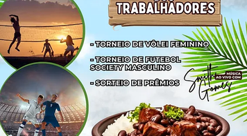 Feijoada dos Trabalhadores: Momento de lazer e prática esportiva será realizada pelo Sintraf/AP