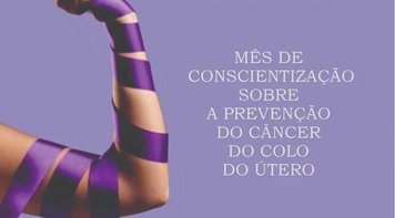 Março-Lilás Mês da Conscientização e Combate ao Câncer de Colo de Útero