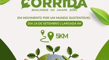 3ª Corrida dos Bancários incentiva a preservação ambiental e prática saudável da população amapaense