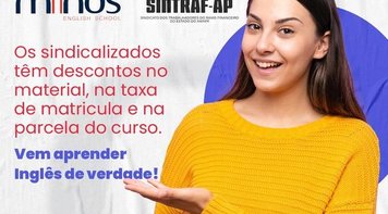 Trabalhadores do Ramo Financeiro do Amapá têm até 40% de desconto na escola de idiomas Minds