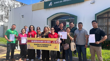 A luta pela saúde dos empregados e empregadas do Basa continua no Amapá