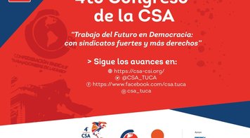 Começa o 4º Congresso de trabalhadores das Américas, em ambiente virtual