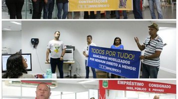 Sindicato percorre agências do Lago Sul, SIG e SIA e reforça mobilização
