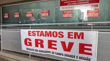 3º dia de greve tem adesão de 71% das agências em Campo Grande