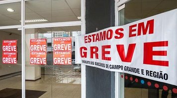 Primeiro dia de greve tem adesão de 60% das agências em Campo Grande