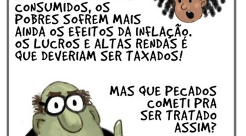 Niara assustada: mascote da campanha “Tributar os Super-Ricos” fala dos efeitos da inflação