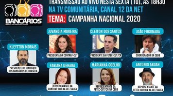 Campanha Nacional dos Bancários 2020 é tema do TV Bancários desta sexta (10)
