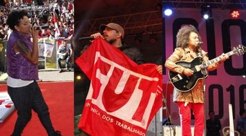 No 1º de Maio da CUT, artistas repudiam golpistas