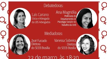 Mês da Mulher: Sindicato promove live nesta quarta (23) sobre assédio moral e sexual no trabalho