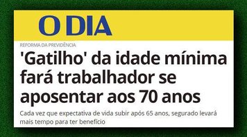 Idade para se aposentar não será sempre 65. Será 66, 67, 68, 69 e até 70 anos