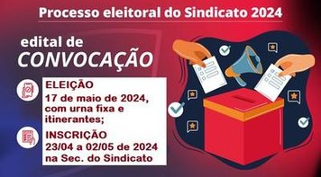 Comissão eleitoral publica edital de convocação das eleições