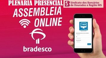 EDITAL: Bancários do Bradesco terão Plenária dia 13 e Assembleia dia 14