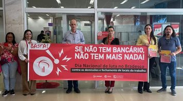 Ponta Porã na Luta: Sindicato Participa de Dia Nacional Contra o Desmonte do Bradesco