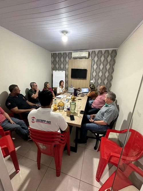 Reunião com diretoria do Seeb de Ponta Porã