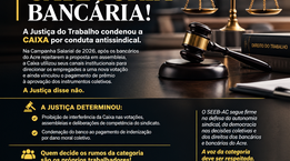Vitória dos empregados da Caixa no Acre
