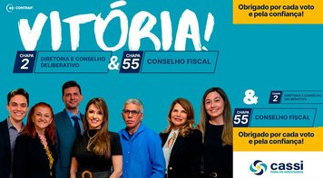 Chapas apoiadas pela Fetec vencem eleições da Cassi e reforçam compromisso com os associados
