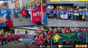 Comando Nacional dos Bancários reúne-se com Fenaban nesta quinta (2) e Campanha 2026 já está nas ruas
