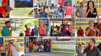Ato no Sede 1 do BB cobra saúde, valorização e compromisso do banco com a função pública