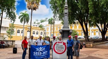 Seeb/MT busca assinaturas para revogar reforma trabalhista