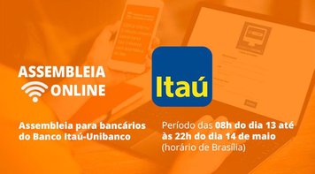 Assembleia do Itaú: Bancário, vote nos acordos do Bolsa Educação, Banco de Horas e PCR