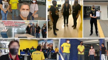 Bancários MT param 100% das agências em Cuiabá contra o desmonte do BB